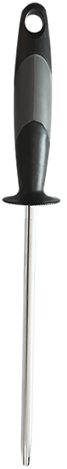 AccuSharp 034C 9" Diamond Surface Knife Sharpening Steel Black Overmolded Rubber Handle