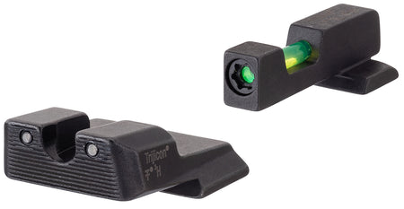 Trijicon 601110 Dual Illuminated Night Sights Green Tritium Fiber Optic for S&W M&P Shield and Shield Plus