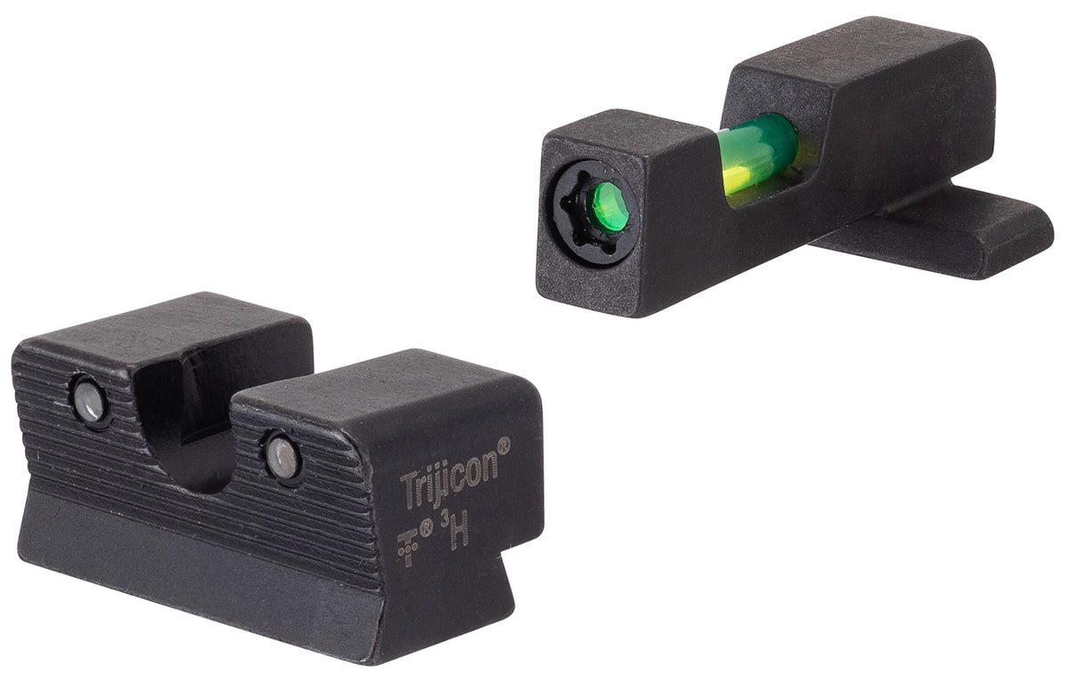 Trijicon 601116 Dual Illuminated Night Sights Green Tritium Fiber Optic for Springfield Armory XD/XD-M/XD Mod.2