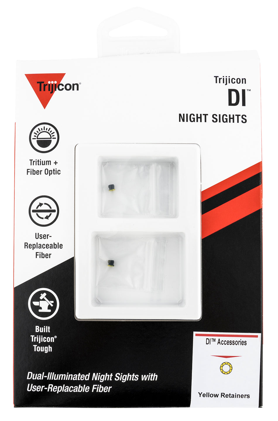 Trijicon AC50014 DI Sight Yellow Ring Retainer Replacement Pack Includes T10 L-Key