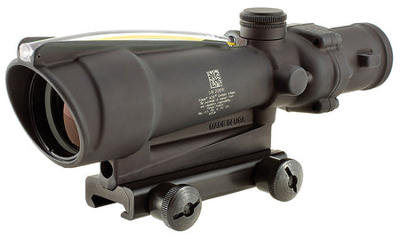 Trijicon 100143 ACOG Riflescope 3.5x35mm Matte Black Illuminated Amber Chevron .308/7.62 BDC Reticle