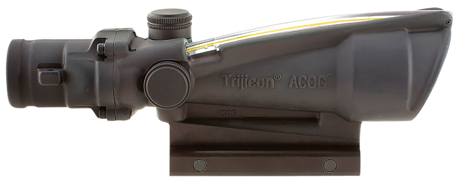 Trijicon 100146 ACOG Riflescope 3.5x35mm Matte Black Illuminated Amber Chevron .223/5.56 BDC Reticle