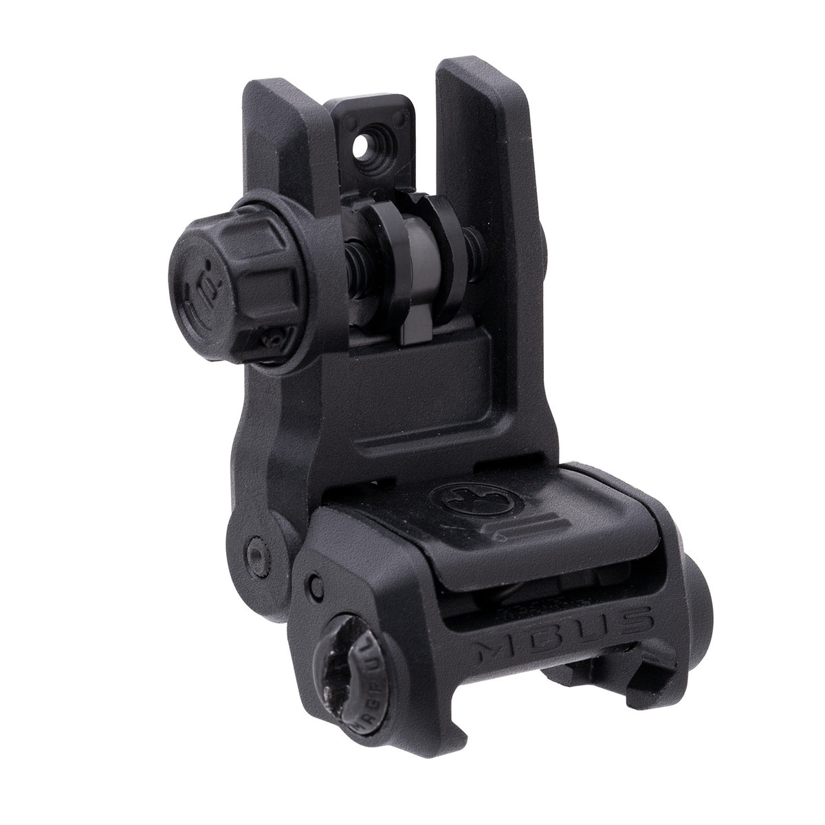 Magpul MAG1167-BLK MBUS 3 Folding Rear Iron Sight Black AR-15/M16/SR-25