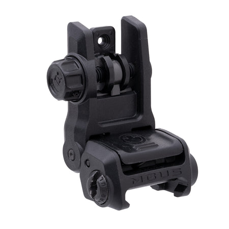 Magpul MAG1167-BLK MBUS 3 Folding Rear Iron Sight Black AR-15/M16/SR-25