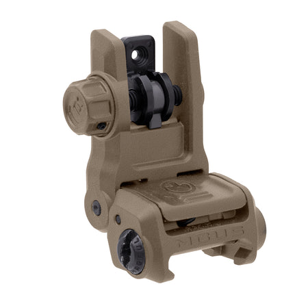 Magpul MAG1167-FDE MBUS 3 Folding Rear Iron Sight Flat Dark Earth AR-15/M16/SR-25