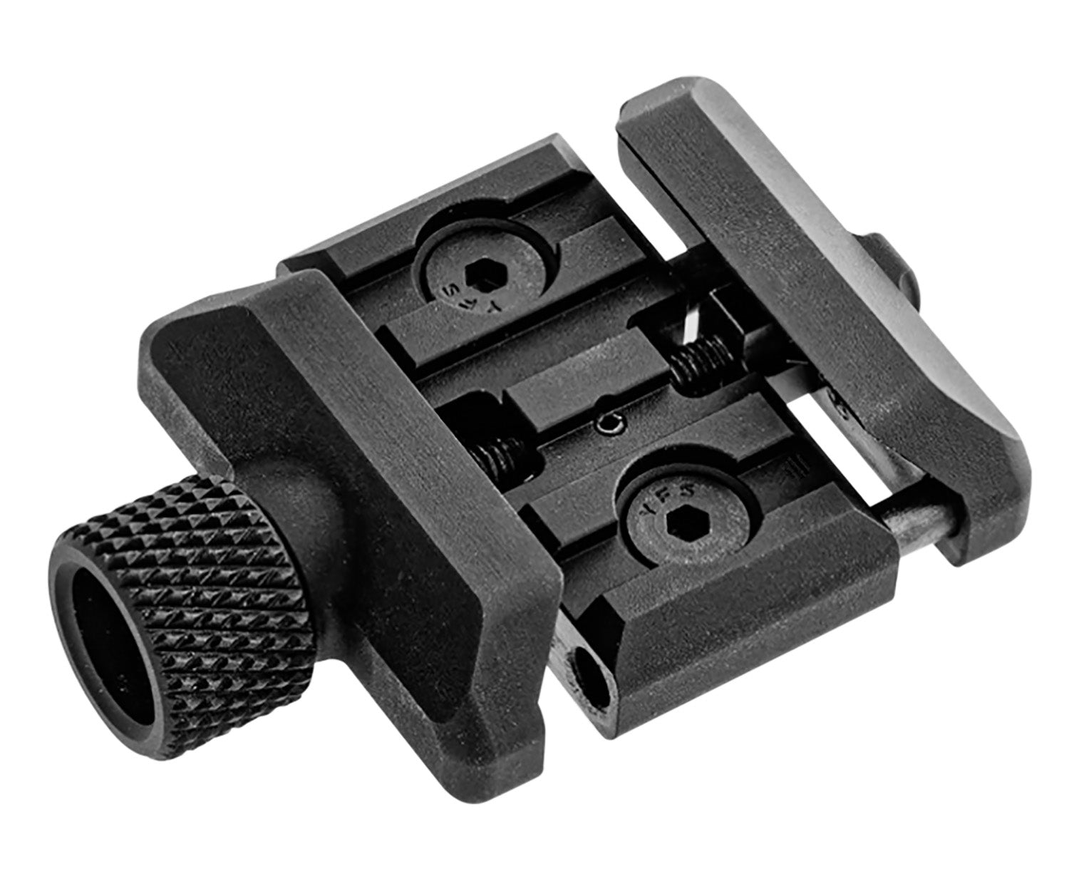 Magpul MAG1196-BLK QR Rail Grabber Compact Quick-Release Plate Black Mil-Spec Aluminum
