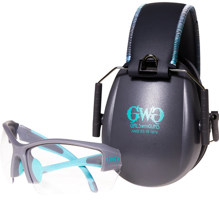 Girls With Guns Assure Women's Safety Glasses & Hearing Protection Combo