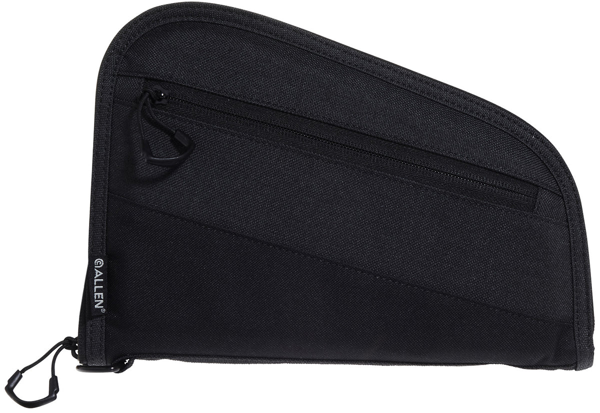 Allen 7749 Auto-Fit 2.0 Soft Handgun Case with Thick Foam Padding and Lockable D-Ring for Compact Semi-Autos 9"