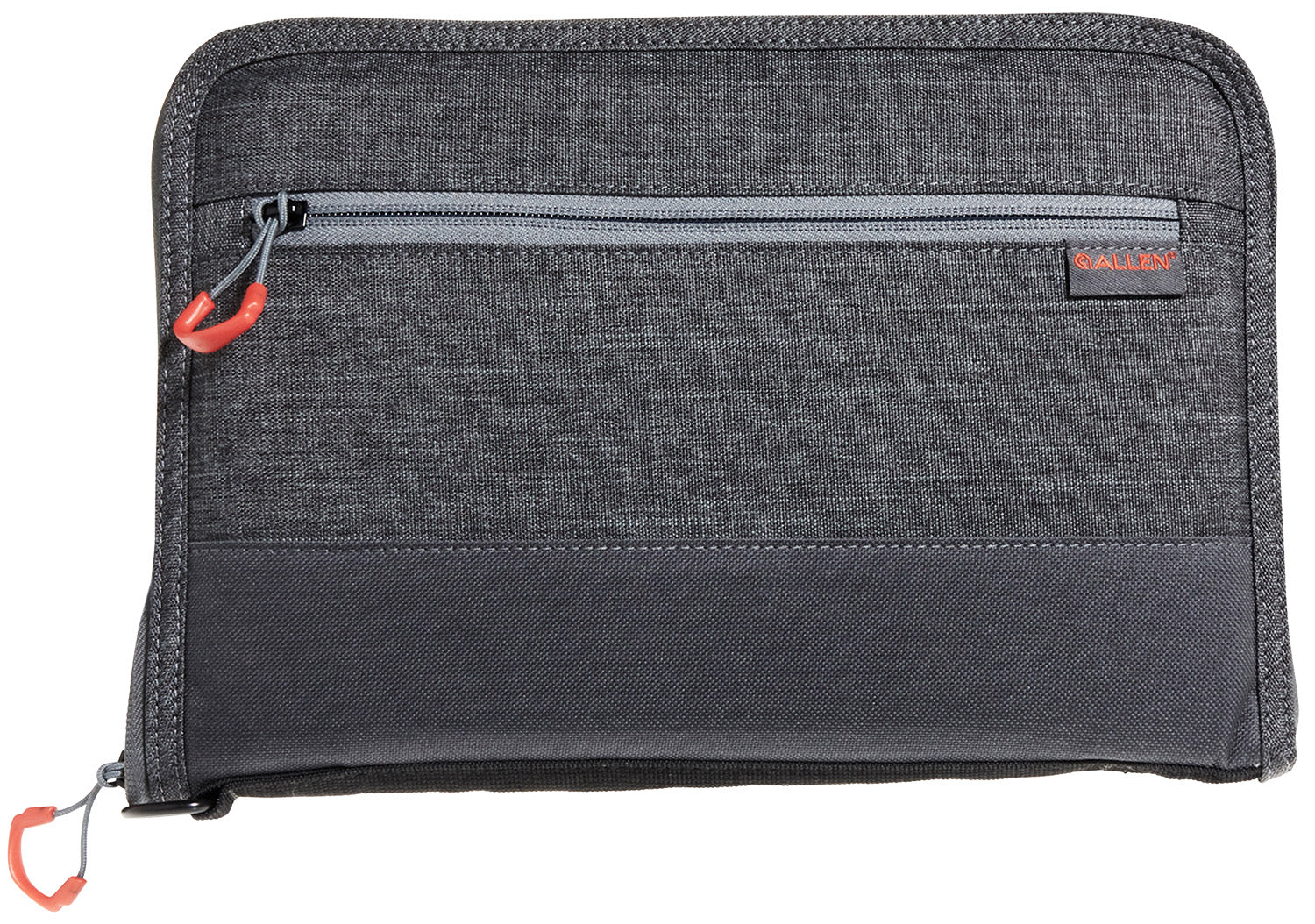 Allen 7757 Auto-Fit 2.0 Deluxe Soft Handgun Case Gray Foam Padding Knit Lining Lockable for Full-Size Semi-Autos 11"