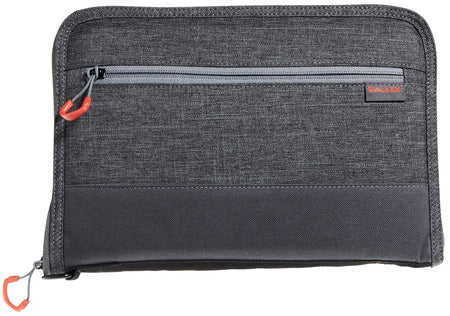 Allen 7757 Auto-Fit 2.0 Deluxe Soft Handgun Case Gray Foam Padding Knit Lining Lockable for Full-Size Semi-Autos 11"