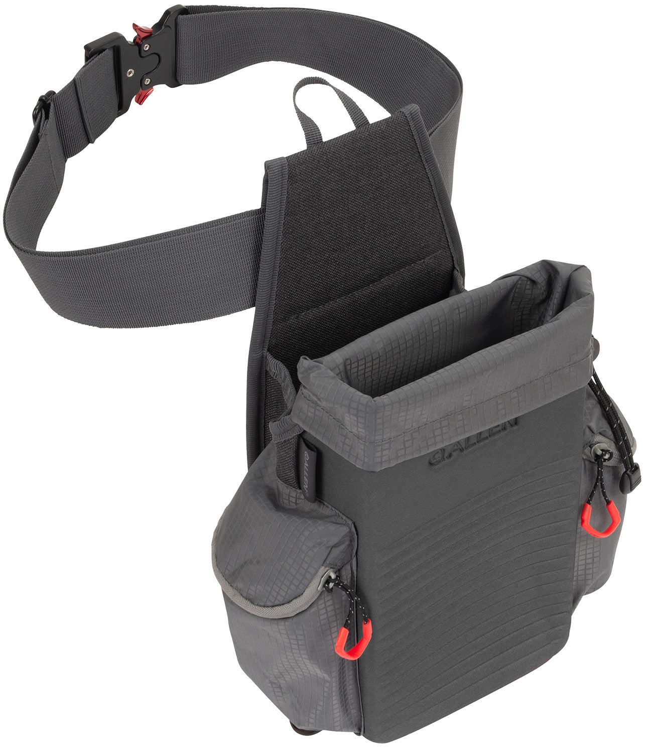 Allen 8317 Competitor All-In-One Gray EVA Trap and Skeet Shell Bag with Drawstring Hull Bag and D-Rings