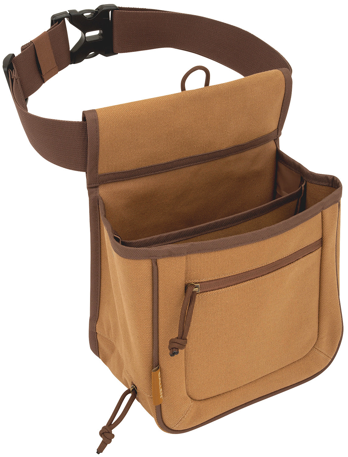 Allen 8332 Rival Side-By-Side Double Compartment Shotgun Shell Bag Tan Canvas