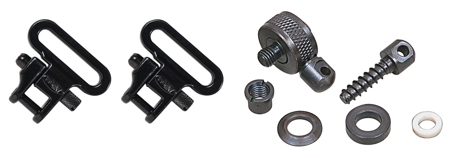 Allen Shotgun Swivel Set Black Metal 1" Fits Pump and Semi-Auto