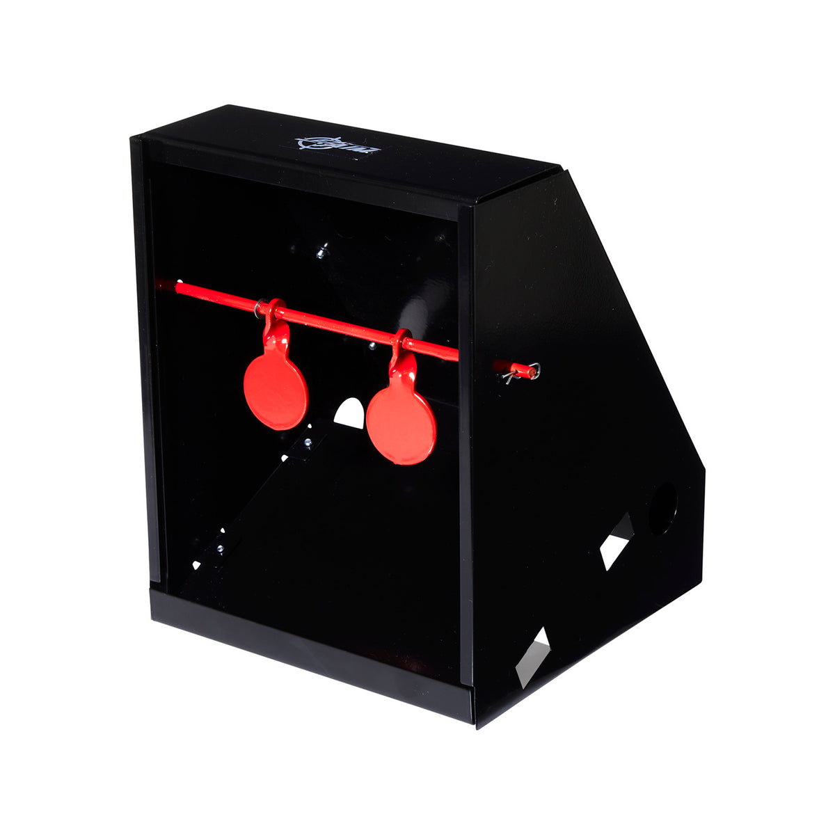 EZ-Aim 15429 Heavy-Gauge Steel Air Gun Pellet Trap and Shooting Target, Red