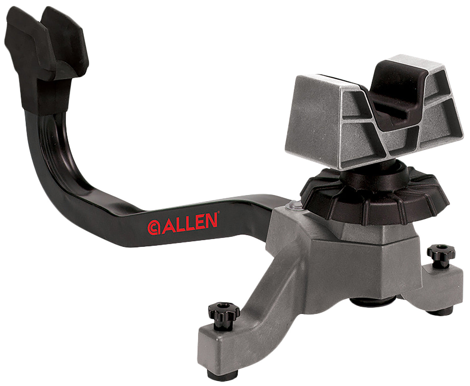 Allen Accutrak Shooting Rest 21920 Black Polypropylene Solid Metal Spine with Rubber Rear Support