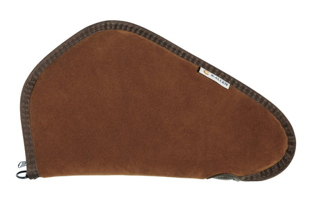 Heritage Cases 8613 Brown Suede Handgun Case 13" Foam Padded Lockable