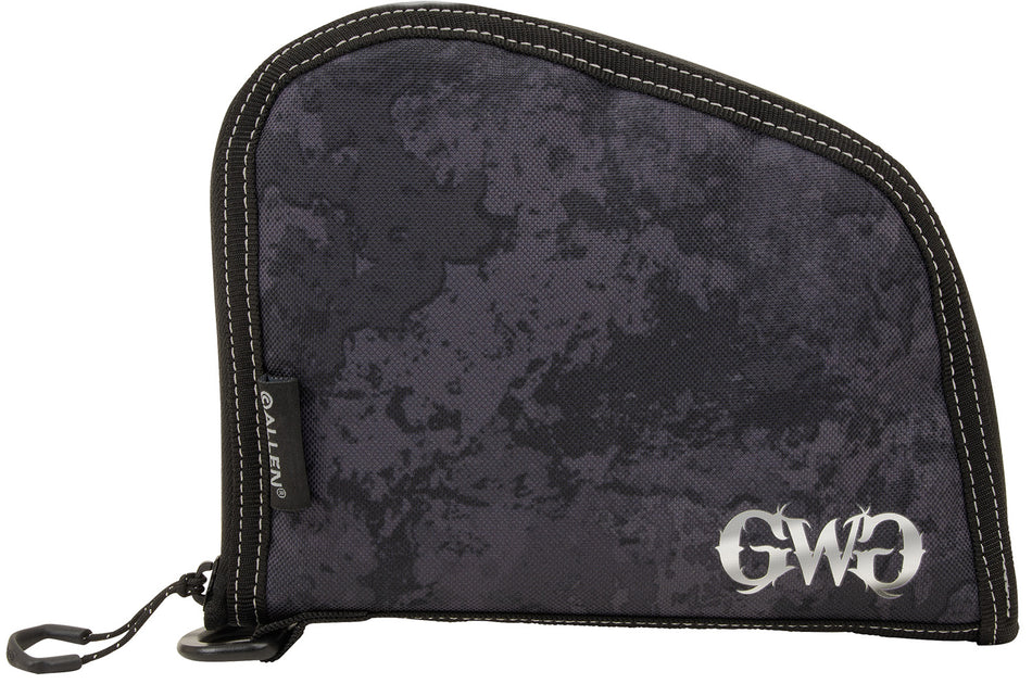 Girls With Guns 9078 Midnight Compact Handgun Case 8" Shade Blackout Camo Design
