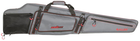 Allen 94948 Dakota 48" Scoped Rifle Case Gray with Red Accents Rubber Zipper Pulls and Organizer Pocket