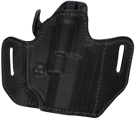 Bianchi 54501 Assent Pro-Fit OWB Belt Slide Holster Size 04 Black Leather Fits Sig P220/Springfield XD/FN FNP RH