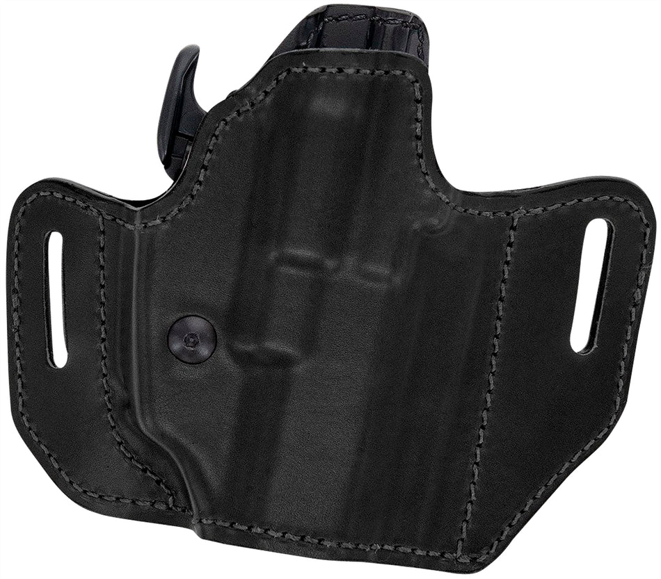 Bianchi 54501 Assent Pro-Fit OWB Belt Slide Holster Size 04 Black Leather Fits Sig P220/Springfield XD/FN FNP RH