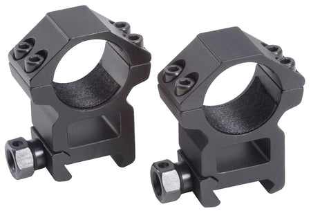 Traditions A764H Matte Black 30mm High Tactical Rings Weaver Style Mount