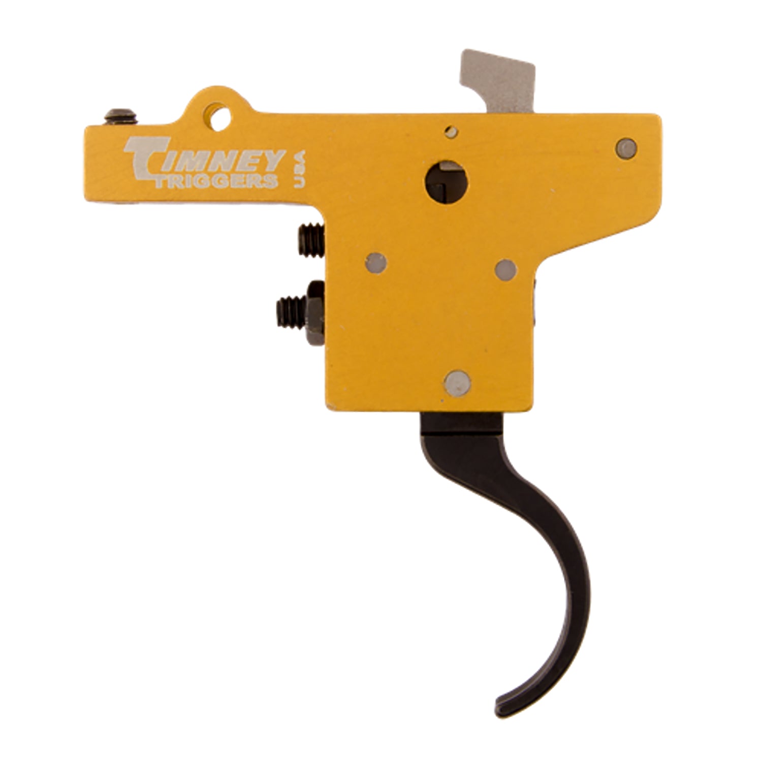 Timney Triggers 201 Drop-In Featherweight Curved Trigger 3 lb Yellow/Black for Mauser 98FN