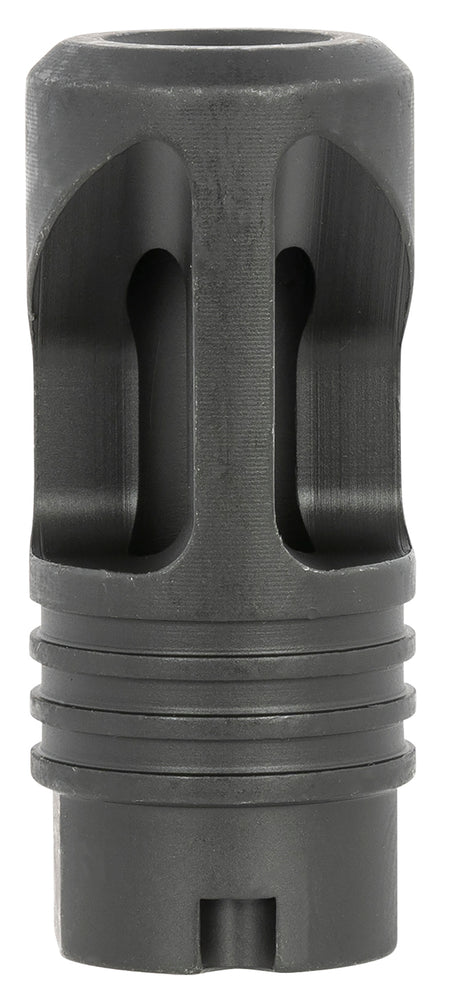 LBE Unlimited AK47-DP Dual Port Flash Hider 14x1 Left-Hand Thread Black