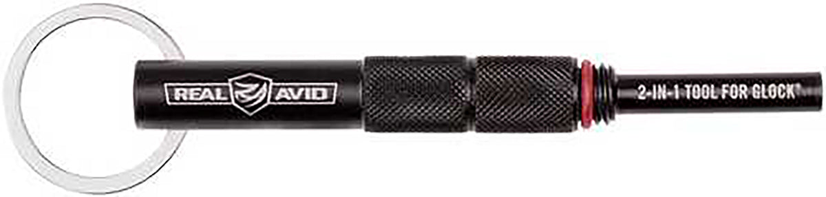 Real Avid AVGLOCK21 Two-in-One Glock Armorer's Tool Black Knurled Handle