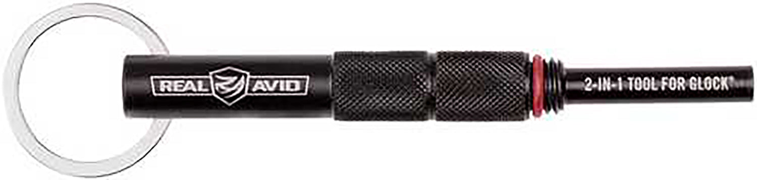 Real Avid AVGLOCK21 Two-in-One Glock Armorer's Tool Black Knurled Handle