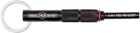 Real Avid AVGLOCK21 Two-in-One Glock Armorer's Tool Black Knurled Handle