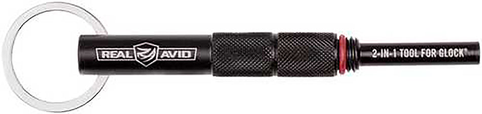 Real Avid AVGLOCK21 Two-in-One Glock Armorer's Tool Black Knurled Handle