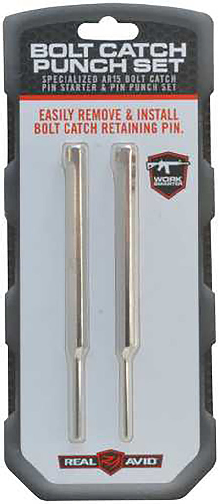 Real Avid Bolt Catch Punch Set AVBCPS Silver 223 Rem/5.56 AR-Platform