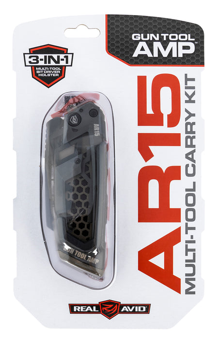 Real Avid Gun Tool AMP-AR Folding Multi-Tool for AR-15 with Tanto Blade