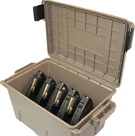 MTM Case-Gard TMCAK Tactical Mag Can 7.62x39mm AK Dark Earth Plastic with O-Ring Seal