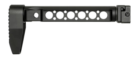 Midwest Industries MISTAPSFLWS Side-Folding Stock Adaptor Black 4140 Steel Minimalistic Butt Plate