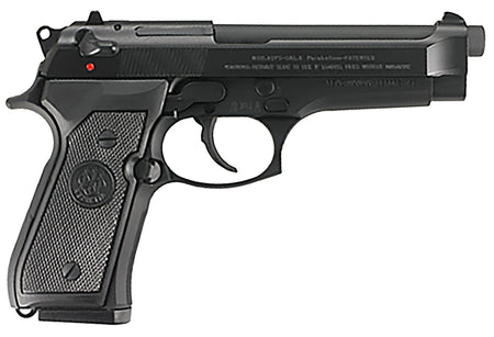 Beretta USA J92F300M 92FS Full Size Frame 9mm Luger 15+1 4.90" Black Bruniton Barrel, Serrated Steel Slide, Frame w/Beavertail, Ambidextrous USA Made