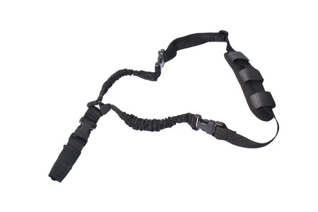 Rukx Gear Black Nylon Adjustable Bungee Tactical Single Point Sling ATICT1PSB