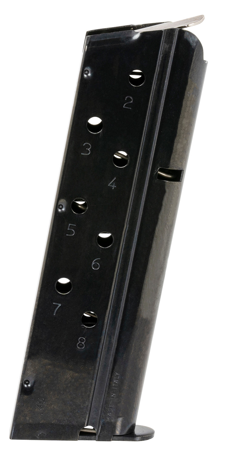 Mec-Gar Standard 40 S&W 8-Round Blued Carbon Steel Mag for 1911 Govt