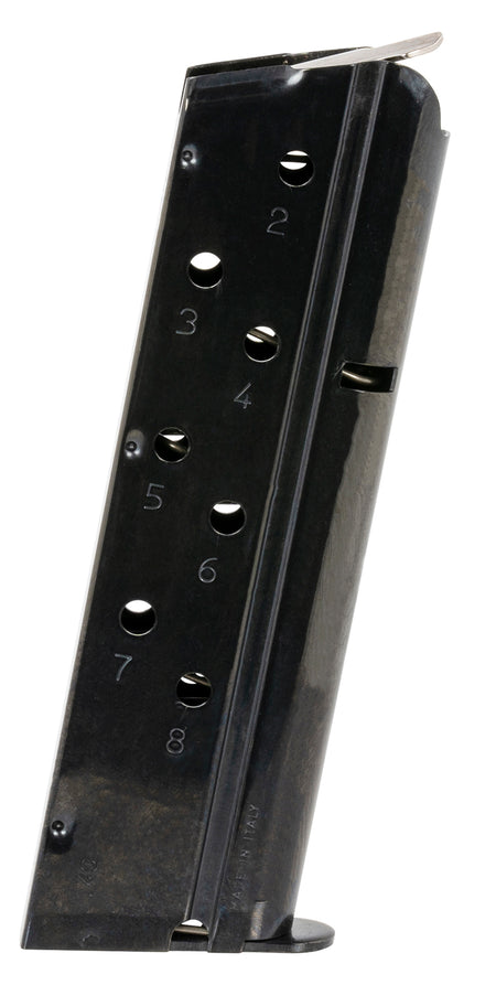 Mec-Gar Standard 40 S&W 8-Round Blued Carbon Steel Mag for 1911 Govt