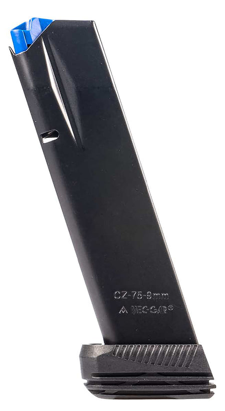 Mec-Gar Standard 9mm 19-Round Extended Anti-Friction Mag for CZ 75 SP-01/Shadow