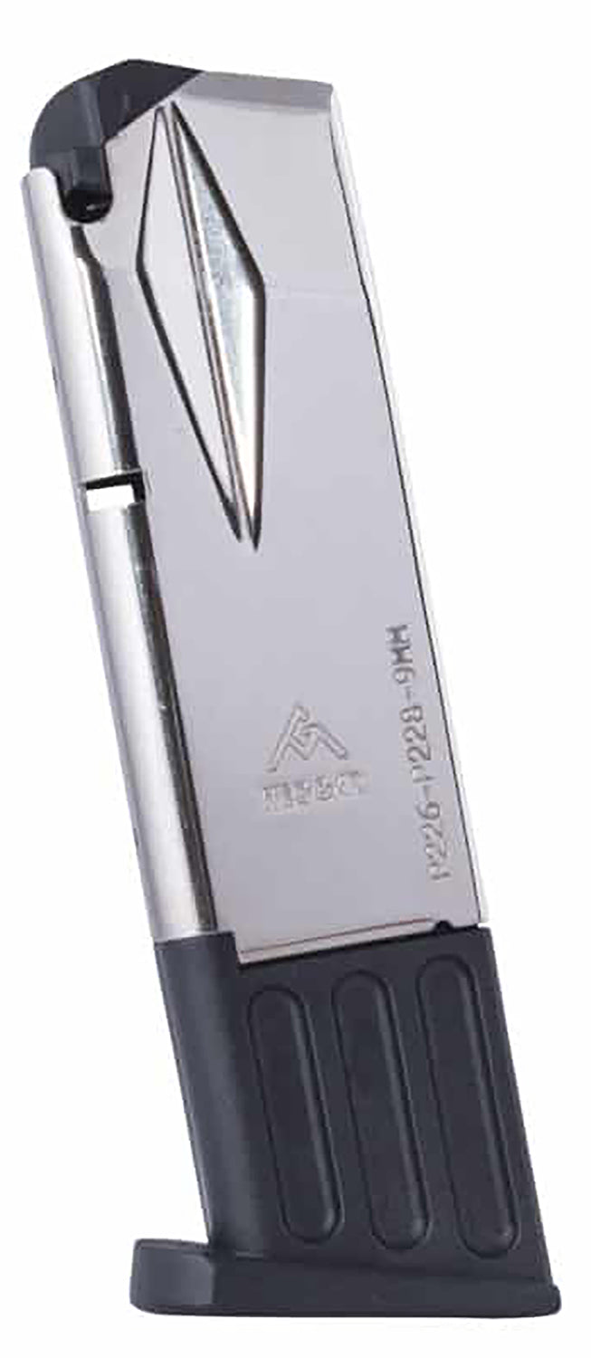Mec-Gar MGP22610N Nickel Carbon Steel 10rd 9mm Luger Mag for Sig Sauer P226