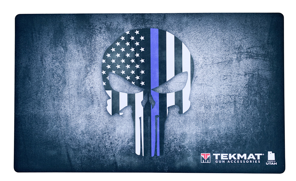 TekMat TEK42BLUELINE Rubber Blue Line Punisher Door Mat 42" Wide