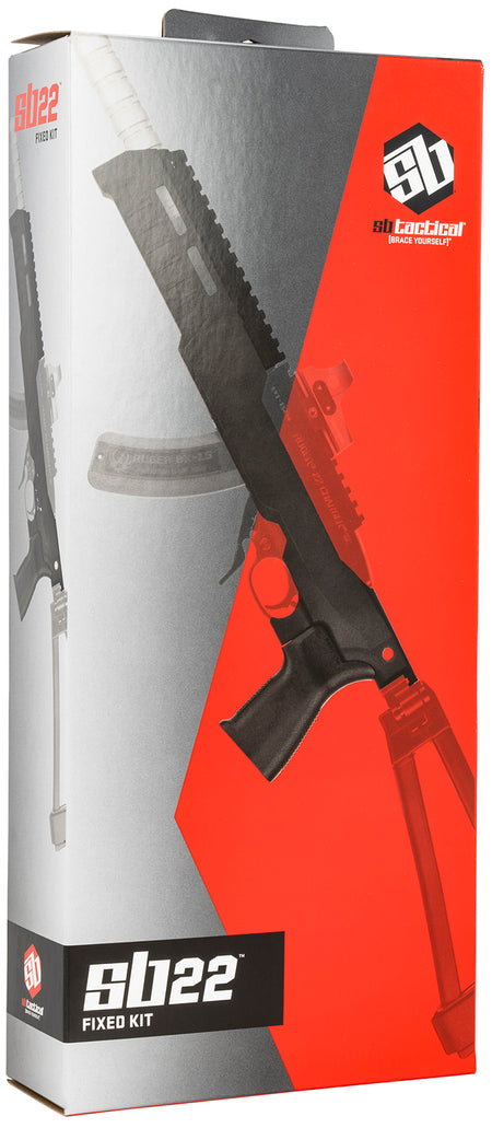 SB Tactical 22TD-01-SB Fixed Chassis System Ruger 10/22 and Ruger 22 Charger Black