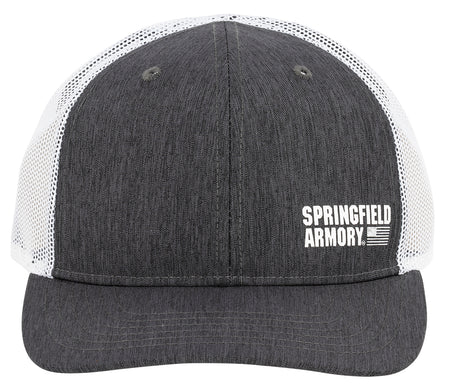 Springfield Armory Flag Structured Trucker Hat Black Gray Adjustable Snapback