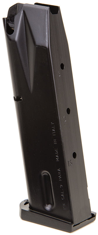 Beretta USA JM92HCB 92FS Series 15-Round 9mm Luger Black Steel Magazine