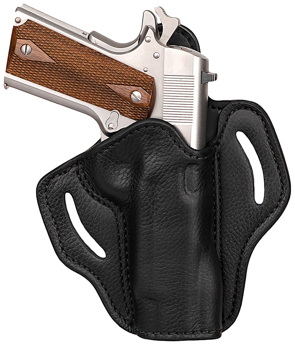 1791 Gunleather Ultra Custom Memory-Lok OWB Holster Size 01 Night Sky Black Leather - 1911 RH