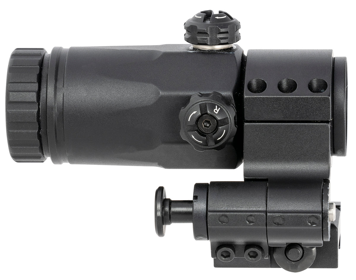 Meprolight USA 8014000400 3x Flip-to-Side MX3-F Black Reflex Sight Magnifier Push Button