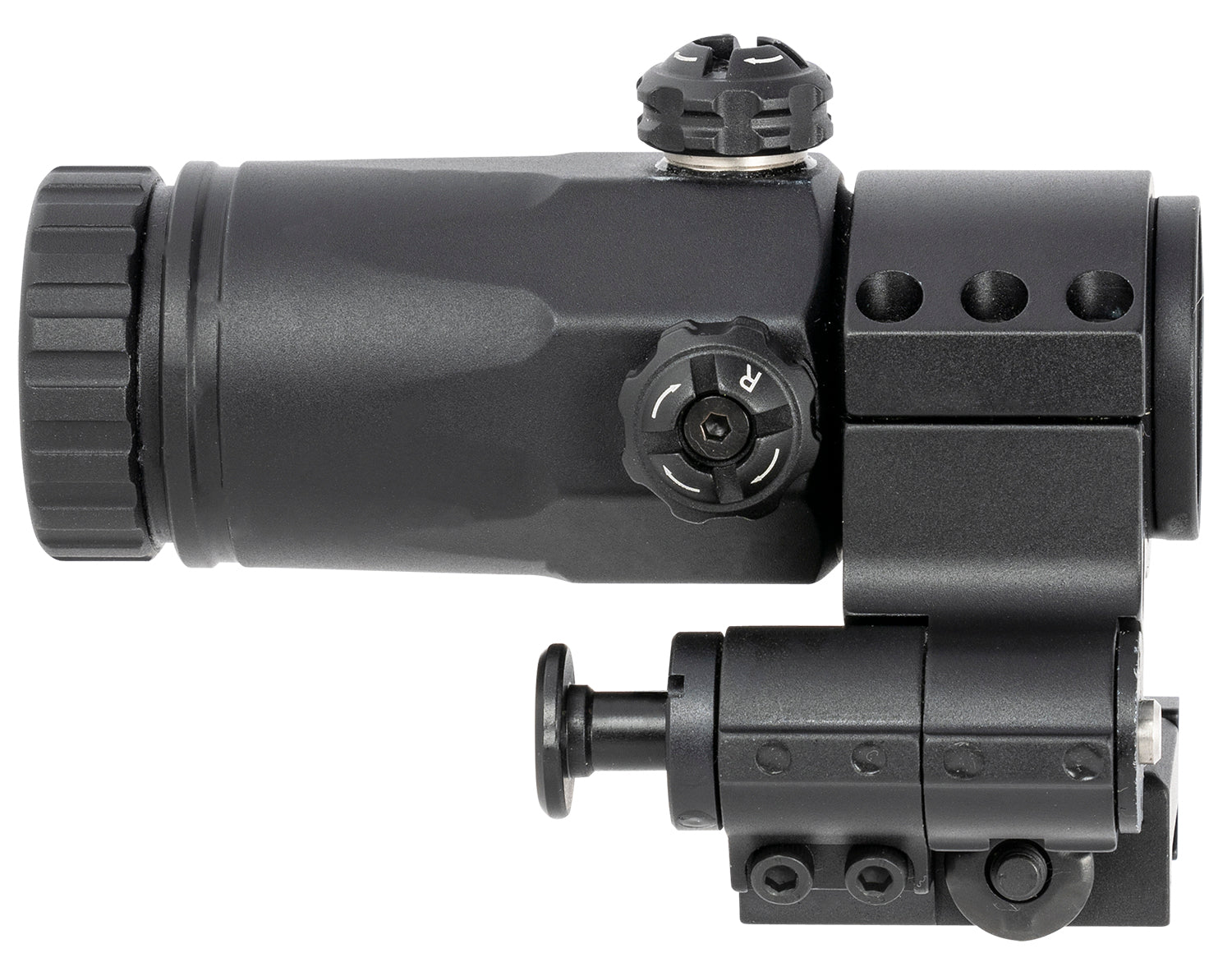 Meprolight USA 8014000400 3x Flip-to-Side MX3-F Black Reflex Sight Magnifier Push Button