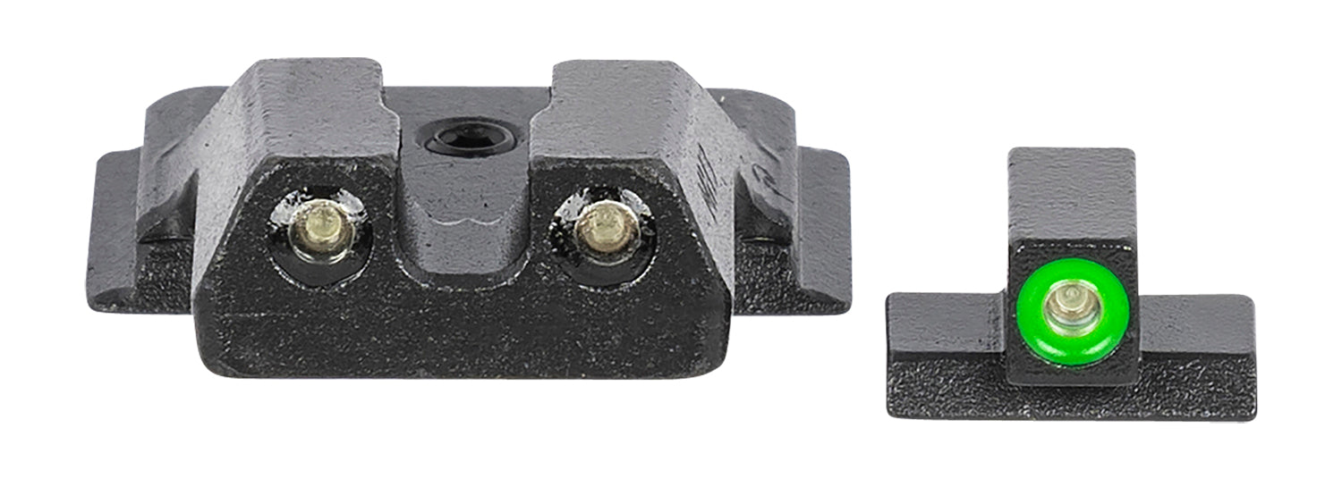 Meprolight USA Hyper-Bright Green Tritium Night Sights Front and Rear for S&W M&P Shield Non-EZ