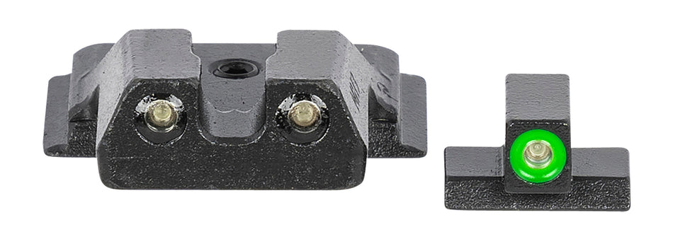 Meprolight USA Hyper-Bright Green Tritium Night Sights Front and Rear for S&W M&P Shield Non-EZ